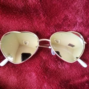 Heart Sunnies White Sunglasses Retro